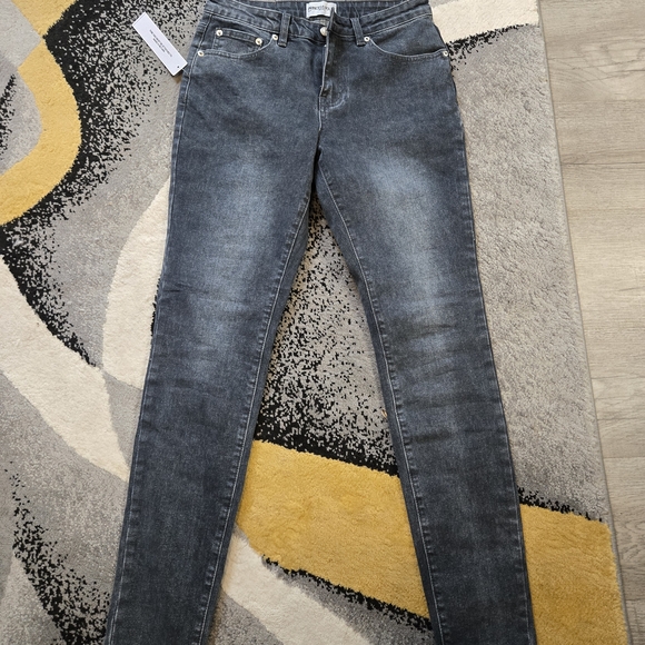 Princess Polly Denim - Princess Polly Gray Skinny Jeans - Women's Stretch Denim